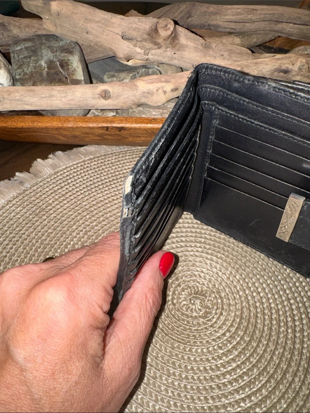Gucci Men’s Black GG Canvas Bifold Wallet